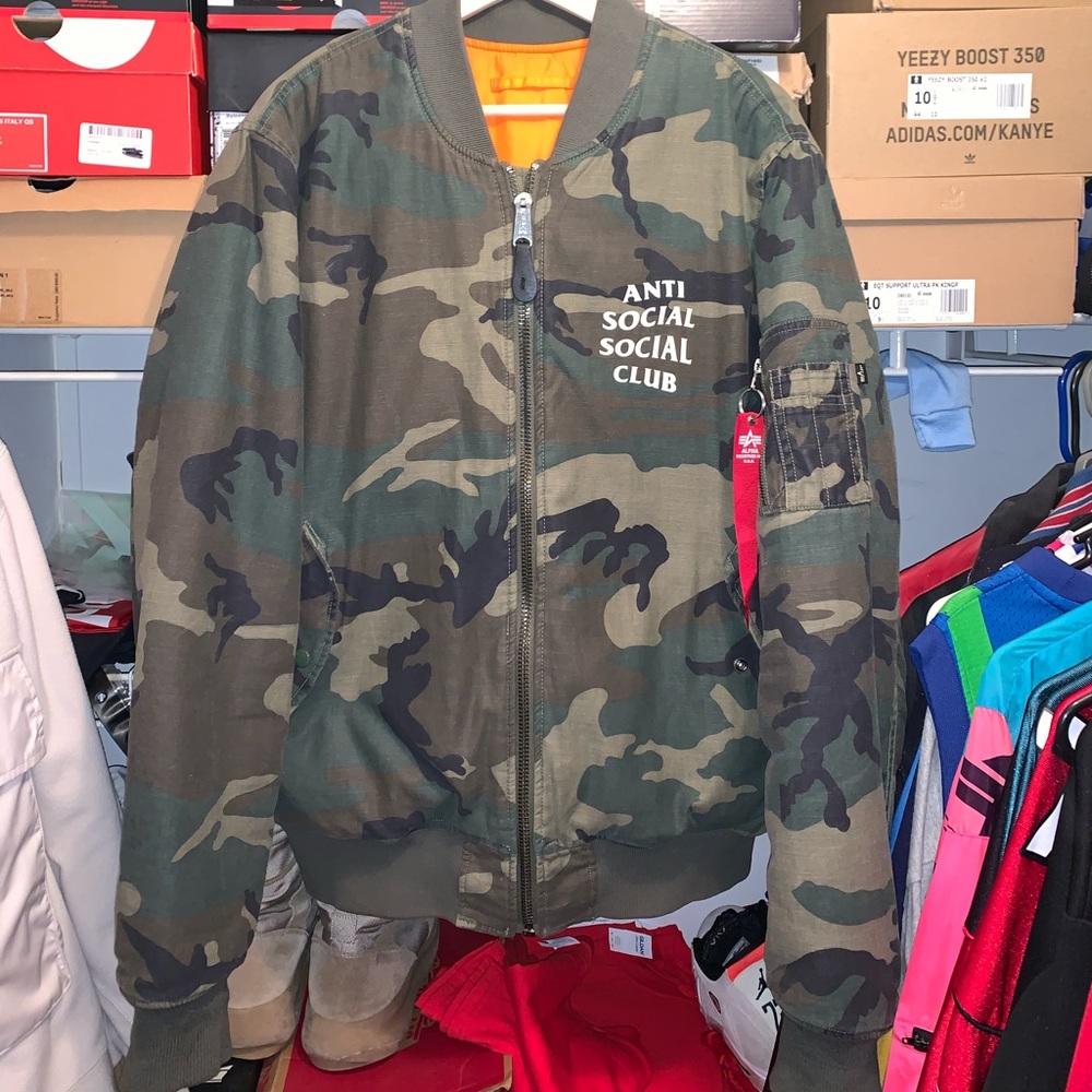 Anti Social Social Club bomber jacket